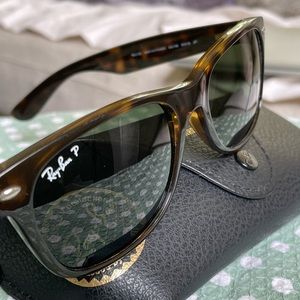 Polarized RayBans “new wayfarer”
